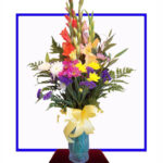 Vase of Multi Flowers